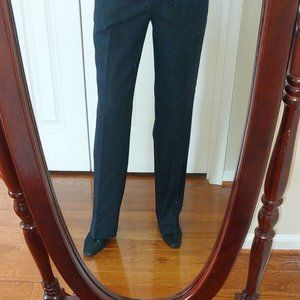 Navy Blue and thin brown stripes dressy pants